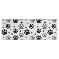 thumbnail image 1 of Grey Dog Paw Footprint Kitchen Rug Mat,Kitchen Runner Rugs Non Skid Washable,Decorative Kitchen Floor Mats for Kitchen,Sink,Laundry,17"X47", 1 of 5