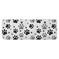thumbnail image 1 of Grey Dog Paw Footprint Kitchen Rug Mat,Kitchen Runner Rugs Non Skid Washable,Decorative Kitchen Floor Mats for Kitchen,Sink,Laundry,17"x47.2", 1 of 7