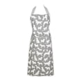 thumbnail image 1 of Grey Dog Print Chef Apron, 1 of 5