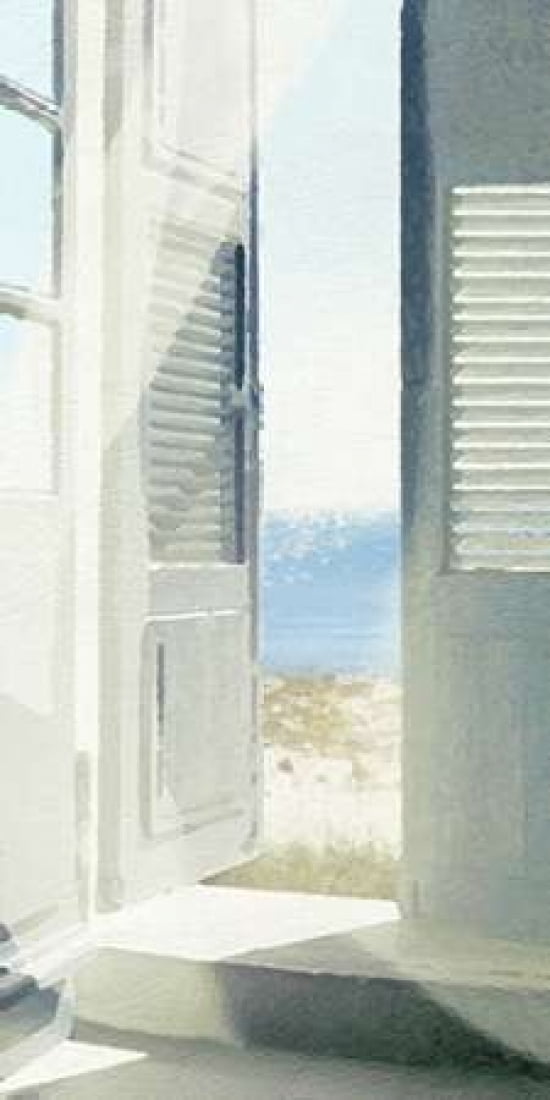 Grey Doors Canvas Art - Noah Bay (10 x 20)