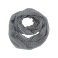 thumbnail image 1 of Grey Dual Layered Net Infinity Circle Scarf With Sequins, 1 of 2