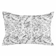 thumbnail image 1 of Grey Elegant Floral Spring Plant Watercolor Throw Pillow Cover, Pillowcase Protectors with Zipper, Breathable Decorative Lumbar Pillow Case Cover, Pillow Shams for Couch Sofa 12x20Inch, 1 of 7