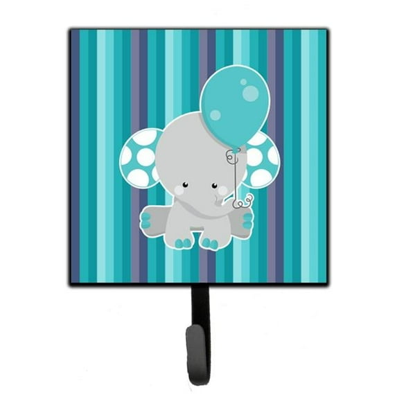 Grey Elephant With Balloon Leash or Key Holder