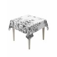 thumbnail image 1 of Grey Eucalyptus Leaves Table Cloth, Waterproof Tablecloth for Square Tables, Watercolor Spring Summer Botanical Reusable Washable Fabric Table Cover for Restaurant Kitchen Dining Tables 60"x60", 1 of 9