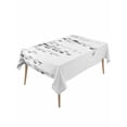 thumbnail image 1 of Grey Eucalyptus Leaves Table Cloth, Weeping Spring Botanical Summer Waterproof Tablecloth for Rectangle Tables, Reusable Washable Fabric Table Cover for Restaurant Kitchen Dining Tables 60"x120", 1 of 6