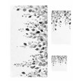 thumbnail image 1 of Grey Eucalyptus Leaves Towel Set of 3, Soft Microfiber Bath Towels, Hand Towel, Washcloths, Summer Farmhouse Leaf Quick-Dry Absorbent Towels for Bathroom Kitchen Hotel Beach Gym Spa, 1 of 7