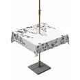 thumbnail image 1 of Grey Eucalyptus Outdoor Tablecloth - 54x54 Inch Square Dining Table Cover, Watercolor Spring Weeping Botanical Waterproof Outdoor Table Cloth with Umbrella Hole & Zipper for Picnic/Patio/Party, 1 of 7