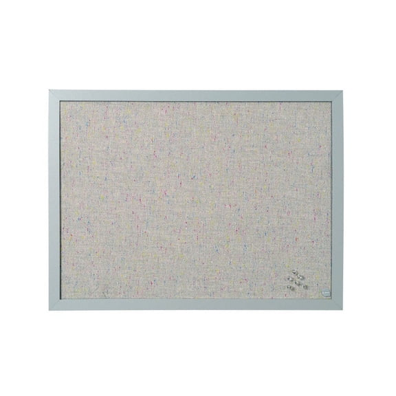Grey Fabric Bulletin Board, 18" X 24", Gray MDF Frame