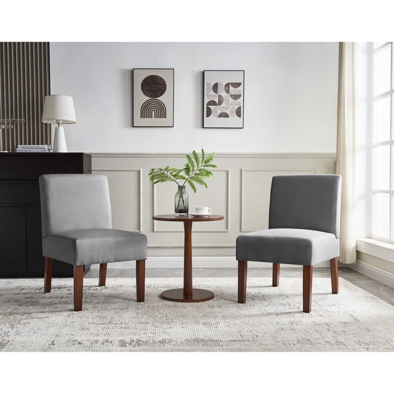 Grey Fabric Set - Solid Frame for Long - term Use - Living Room and Small Areas - Chat and Enjoy Leisure Time