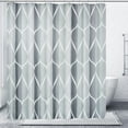 thumbnail image 1 of Grey Fabric Shower Curtain, Waterproof Design and Polyester, Quick-Drying, Weighted Hem, Shower Curtains Set for Bathroom W 72 x H 72, Durable and Washable with 12 Hooks, 1 of 6