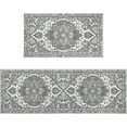 thumbnail image 1 of Grey Farmhouse Kitchen Rugs Sets of 2 Non Slip Washable Farmhouse Kitchen Mats for Floor 2 Piece Boho Gray Kitchen Rug Mat Set Home Decor, 1 of 6