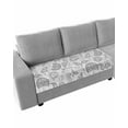 thumbnail image 1 of Grey Farmhouse Sofa Couch Cushion Covers Washable, Removable Stretchable Sectional Couch Covers,Floral Floral Plant Leaf Vintage Spring Slipcovers for L & T Shape Sofa Furniture Protector M Size 1 pc, 1 of 7