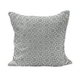 thumbnail image 1 of Grey Fluffy Throw Pillow Cushion Cover, Antique Ornate Oriental Floral Motifs Retro Pattern in Modern Graphic Boho Art, Decorative Square Accent Pillow Case, 36" x 36", Grey White, by Ambesonne, 1 of 5