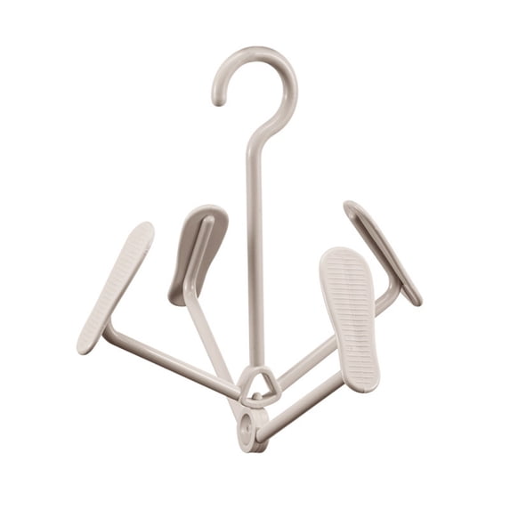 Grey Foldable Shoe Drying Rack for Multi-Purpose Use