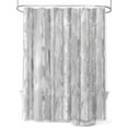 thumbnail image 1 of Grey Forest Shower Curtain Set, Waterproof Shower Curtains for Bathroom, Gray Tree Oil Painting Contemporary Abstract Art Washable Fabric Cloth Bath Curtain for Bathtub with Hooks 48x72 Inches, 1 of 6