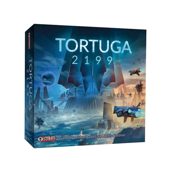 Grey Fox Games Tortuga 2199 Board Game, 60-90 mintues, 2-4 Players, Do You Have What it Takes to Become The King of The Pirates?, Multi