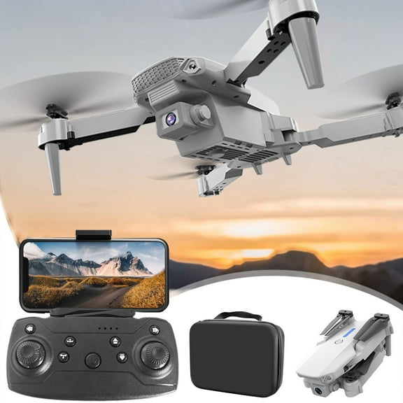 Grey Fpv Drone Quadcopter With 1080P Camera, 4G Wifi, Headless Mode, Follow Me, Altitude Hold For Kids And Adults, 9.84X9.84In 0.675Lb