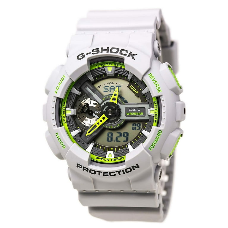 Grey G-Shock Analog Digital Watch GA110TS-8A3 - Walmart.com