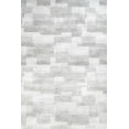 thumbnail image 1 of Grey Geometric Area Rugs for Living Room Washable Rugs Boho Moroccan Area Rug Soft Neutral Geometric Bohemian Carpet Distressed Indoor Rug for Bedroom Dining Room Office Foldable Nonslip Rug, 1 of 9