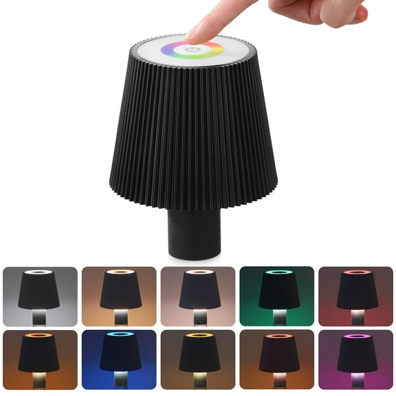 Grey Ghost Gear 5.5” Touch Control Metal and Acrylic Table Lamp