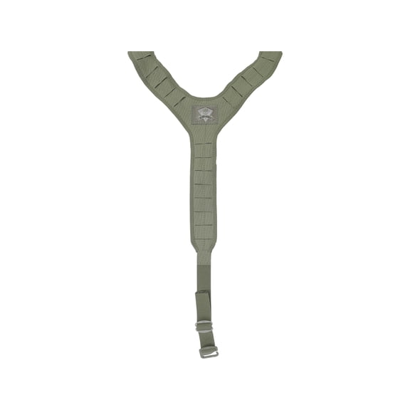 Grey Ghost Gear UGF Battle Belt 3-Point Suspender Harness, Ranger Green