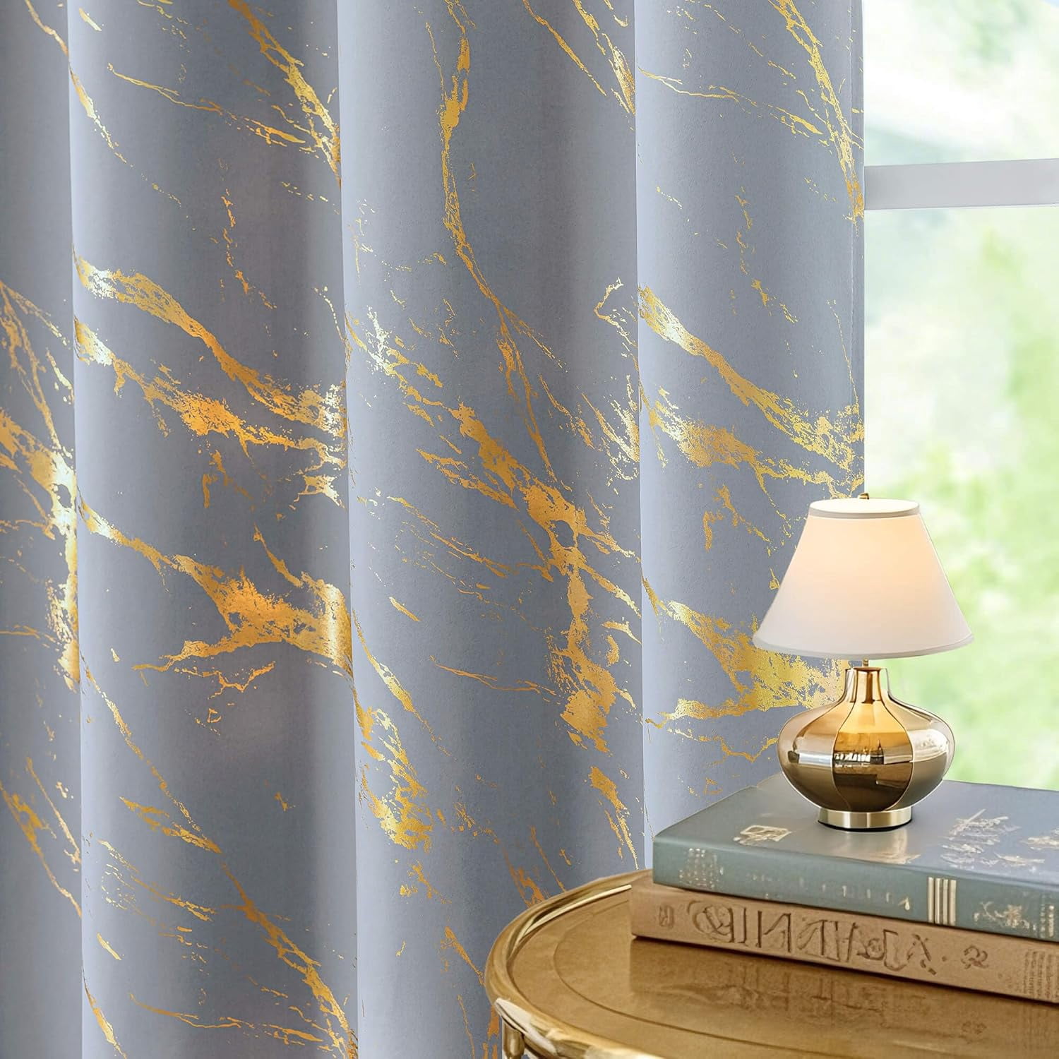 Gray And Gold Curtains