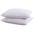 Grey Goose Down Feather Pillows for Sleeping,100 Cotton Fabric, Good