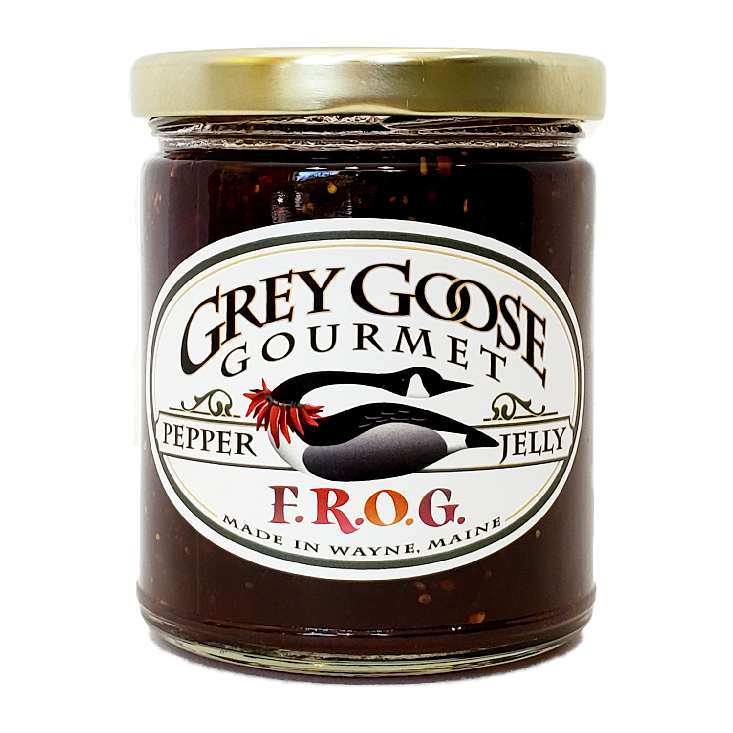 Grey Goose Gourmet Maine Pepper Jelly, Small Batch, All-Natural, 9 ...