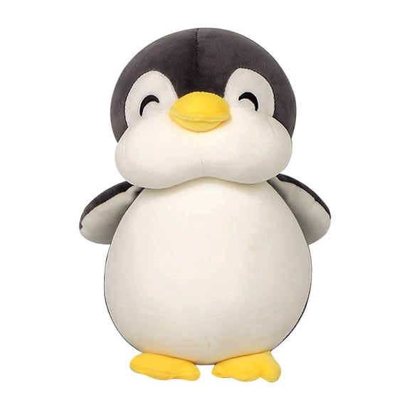 Grey Gray Penguin Plush Doll Cute Soft Stuffed Animal Toy For Kids Children Birthday Gift