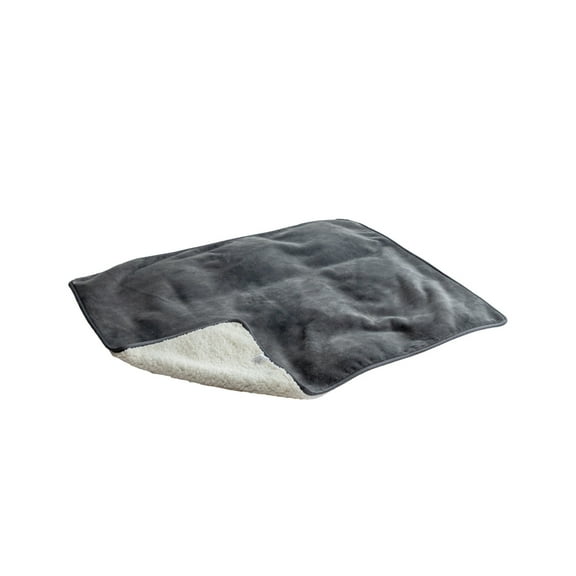 Grey Gray Waterproof Lambswool Pet Blanket For Dogs And Cats A 40X30 Inch Quilt For Kennel And Crate