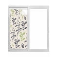 thumbnail image 1 of Grey Green Botanical Window Privacy Film, Rustic Country Spring Floral Summer Leaf Static Cling UV Sun Blocking Tint Film Heat Control Windows Films for Bedroom Bathroom, Window Stickers 17.7"x39.3", 1 of 8
