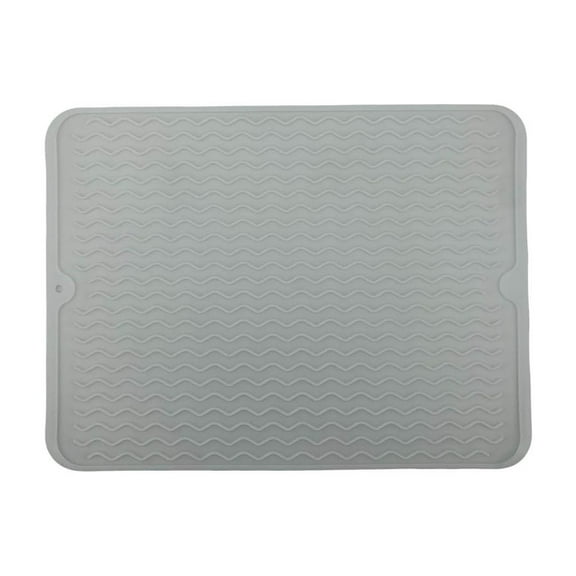 Grey Grey Heat Resistant Silicone Stove Mat Countertop Protector Non Slip Cooktop Pad For Kitchen Under Appliance