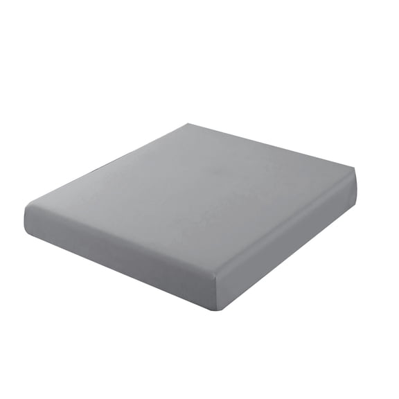 Grey Grey Stretch Fitted Sheet For Mattress Double Bed Non Slip Cover 78.74 X 59In