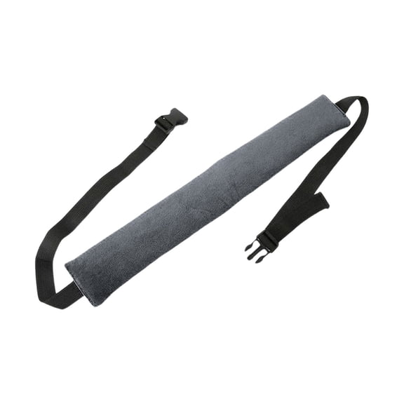 Grey Head Restraint Strap Adjustable Car Head Support for Dining Chair Grey Multi-Scene Use Soft Padded Polyester Travel Essential Universal for Adults Kids Comfortable Headrest