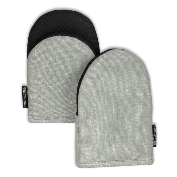 Grey Heat Resistant Thick Soft Quilted Lining Kitchen Mini Oven Glove Mitts