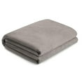 Grey Heavy Sensory 80 in. x 60 in. 23 lb. Weighted Blankets with Cover