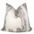 thumbnail image 1 of Grey  Ivory Wool Accent Pillow, 1 of 1