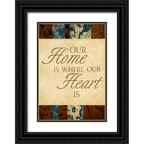 Grey, Jace 11x14 Black Ornate Wood Framed with Double Matting Museum Art Print Titled - Inspirational A