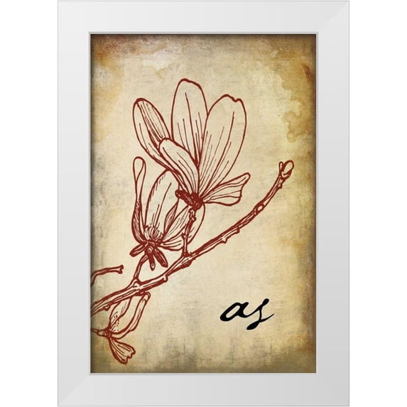 Grey, Jace 11x14 White Modern Wood Framed Museum Art Print Titled - RED_as