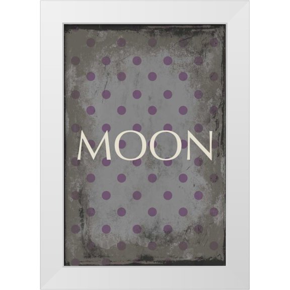 Grey, Jace 11x14 White Modern Wood Framed Museum Art Print Titled - moon
