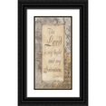 thumbnail image 1 of Grey, Jace 11x18 Black Ornate Wood Framed with Double Matting Museum Art Print Titled - Light And My Salvation, 1 of 4