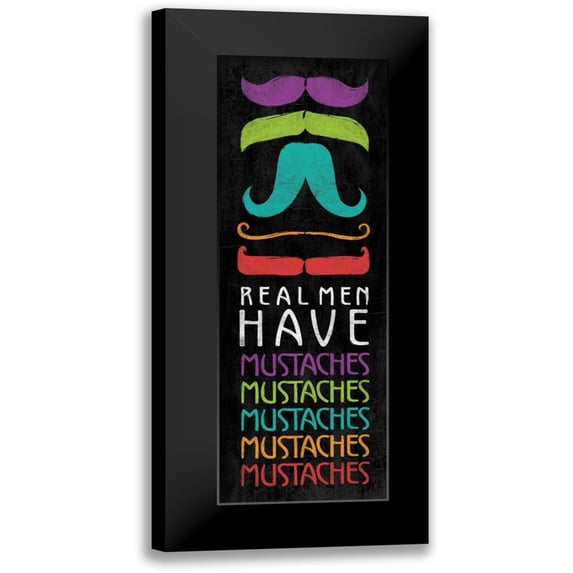 Grey, Jace 11x24 Black Modern Framed Museum Art Print Titled - Real Men