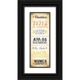 thumbnail image 1 of Grey, Jace 11x24 Black Ornate Wood Framed with Double Matting Museum Art Print Titled - Amor, 1 of 4
