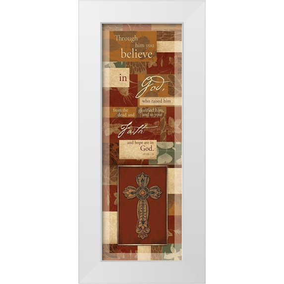 Grey, Jace 11x24 White Modern Wood Framed Museum Art Print Titled - Raised him Spice