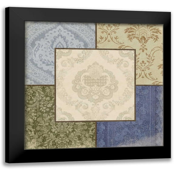 Grey, Jace 12x12 Black Modern Framed Museum Art Print Titled - Borders