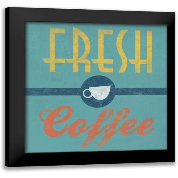 Grey, Jace 12x12 Black Modern Framed Museum Art Print Titled - Coffee