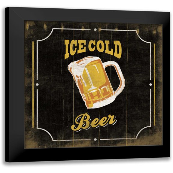 Grey, Jace 12x12 Black Modern Framed Museum Art Print Titled - Ice Cold