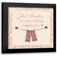 thumbnail image 1 of Grey, Jace 12x12 Black Modern Framed Museum Art Print Titled - Laundry Red 2, 1 of 5