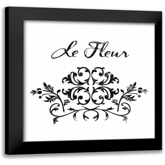 Grey, Jace 12x12 Black Modern Framed Museum Art Print Titled - Le Fluer 1
