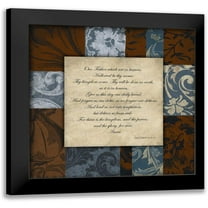 Grey, Jace 12x12 Black Modern Framed Museum Art Print Titled - Lords Prayer